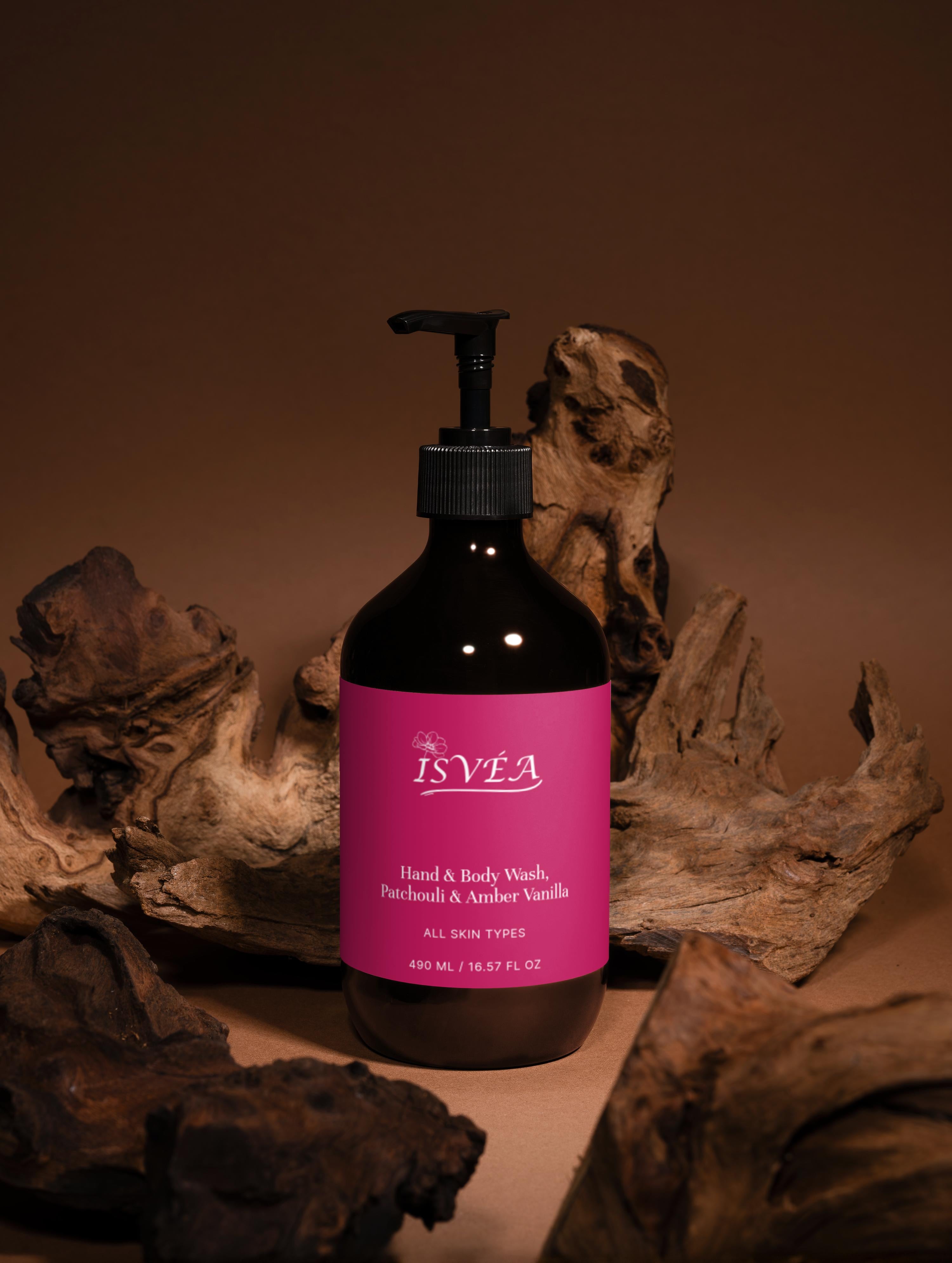 Hand & Body Wash, Patchouli & Amber Vanilla